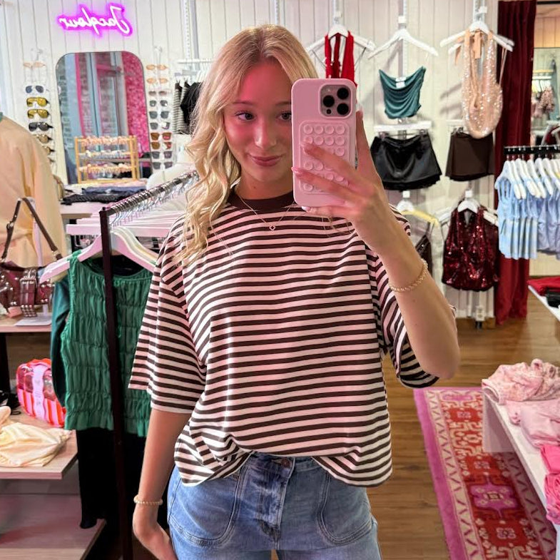 Haven Stripe Relaxed Top