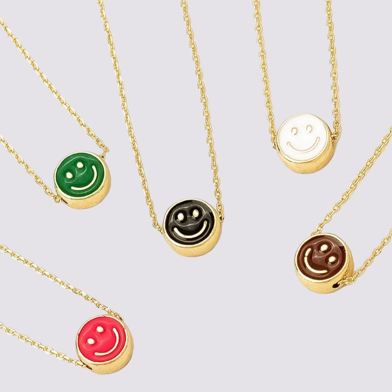 Mini Smiley Face Necklace