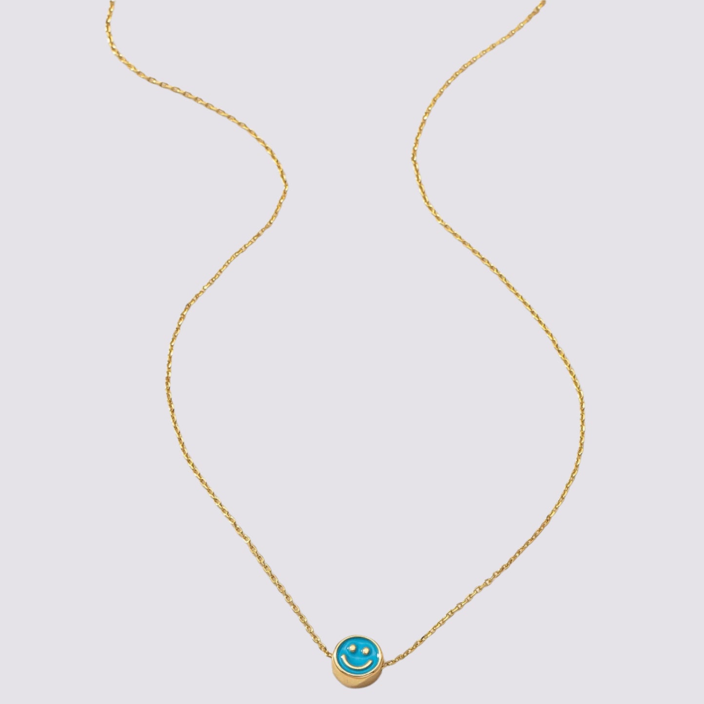 Mini Smiley Face Necklace