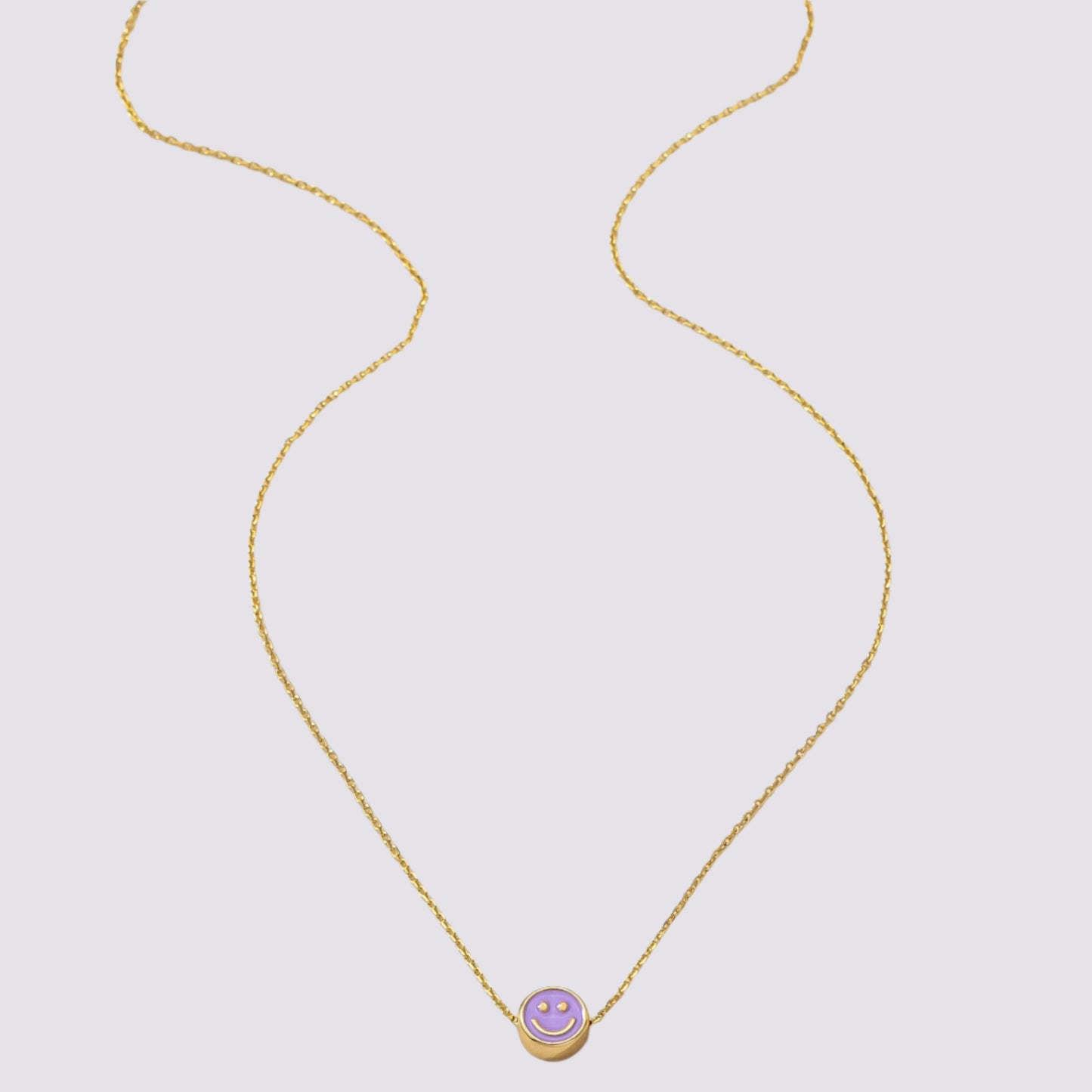 Mini Smiley Face Necklace