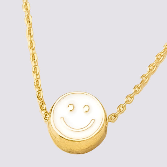 Mini Smiley Face Necklace