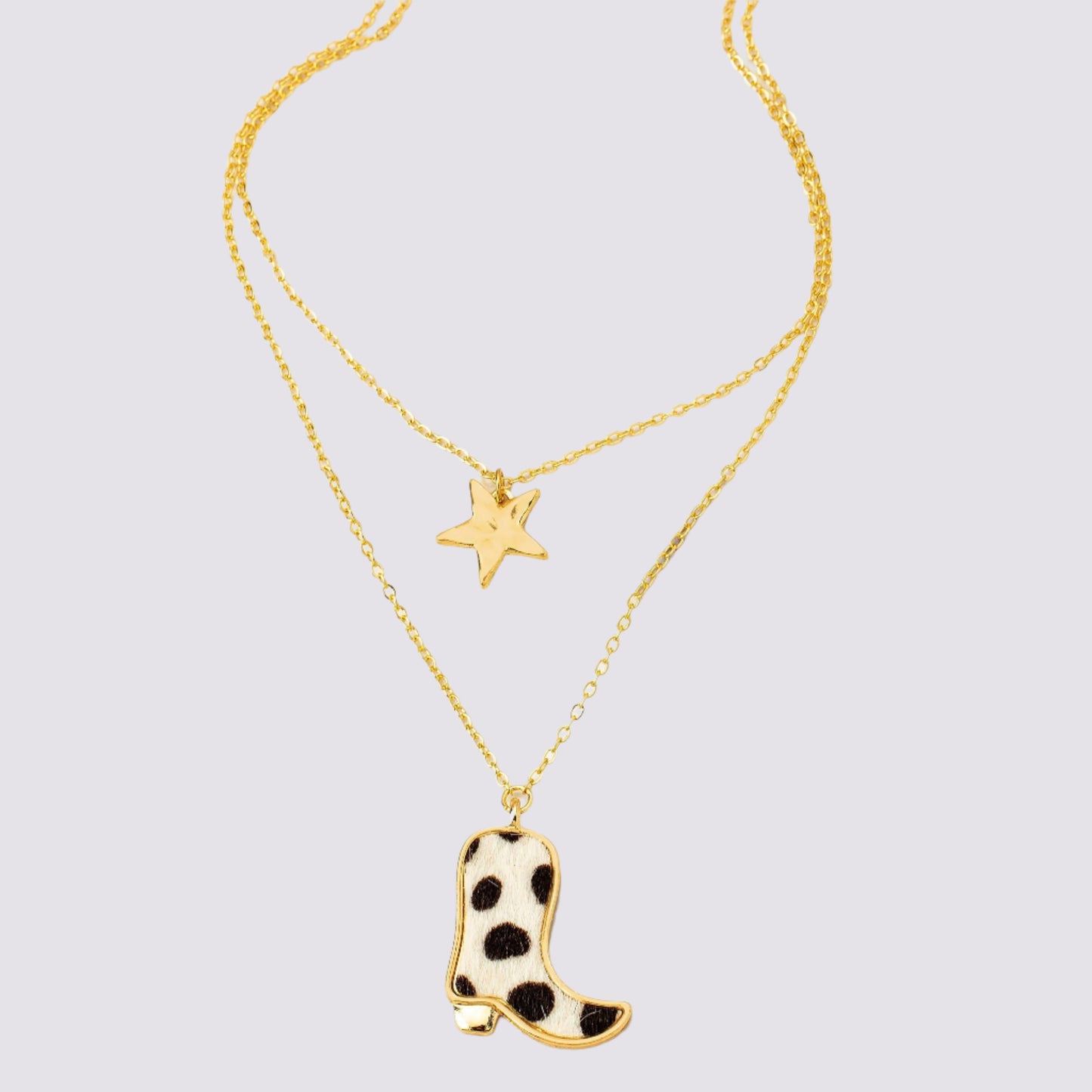 Star and Boot Necklace