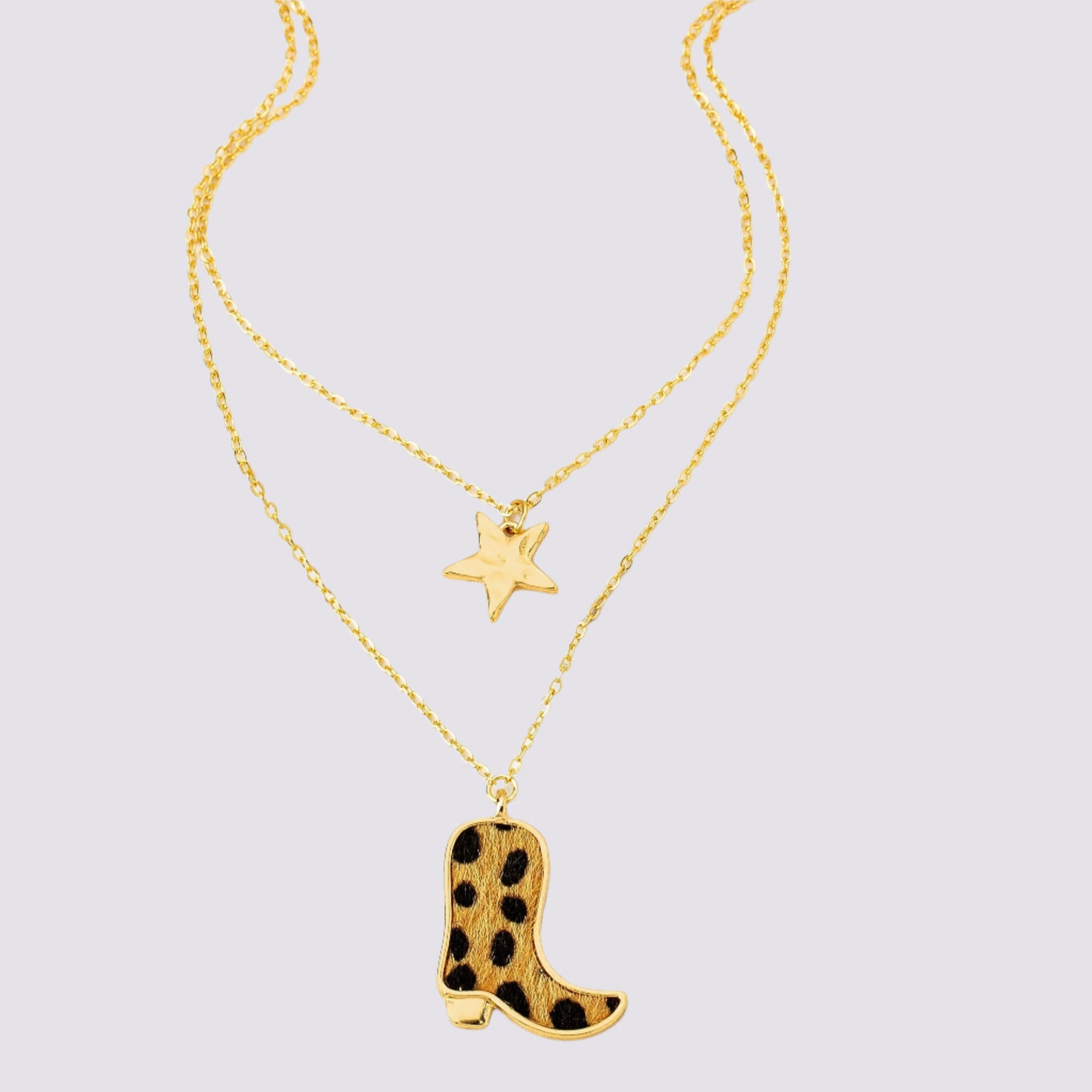 Star and Boot Necklace