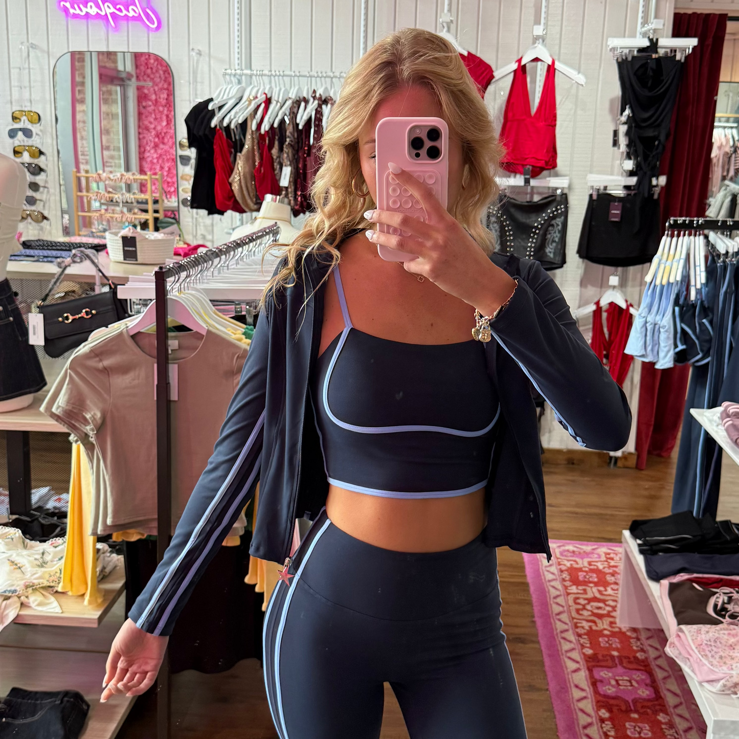 Ashley Navy Athletic Tank