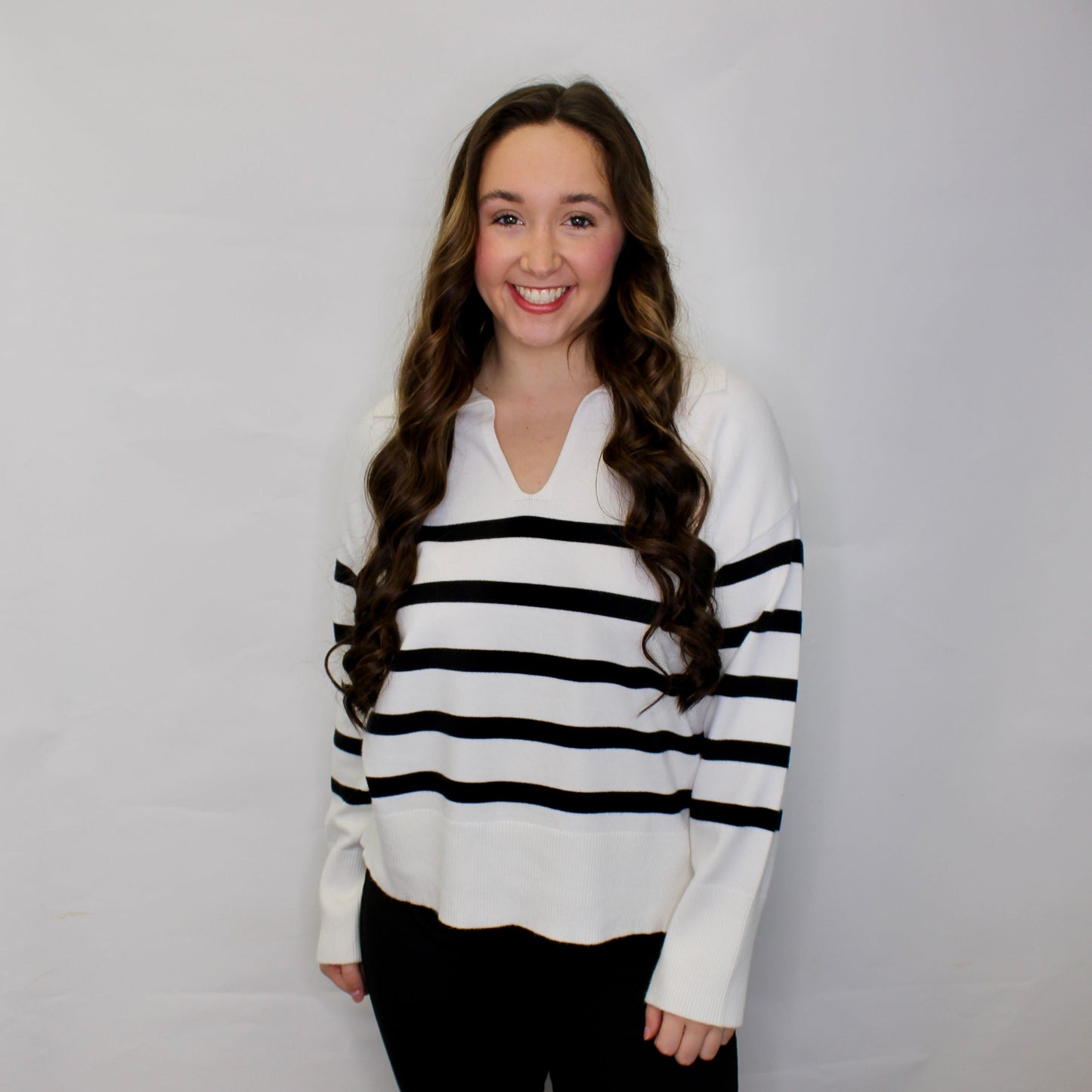 Eloise Stripe Sweater Top