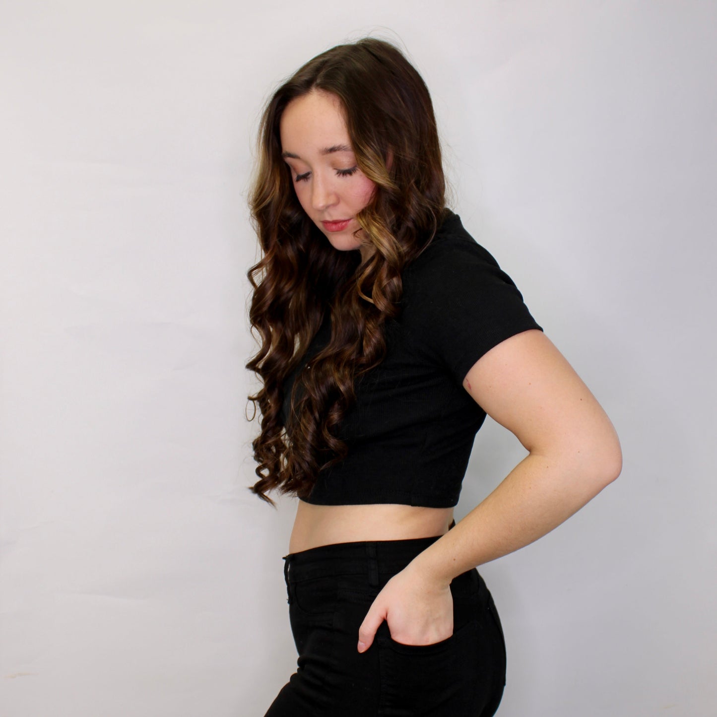 Ashleigh Ribbed Crop Top