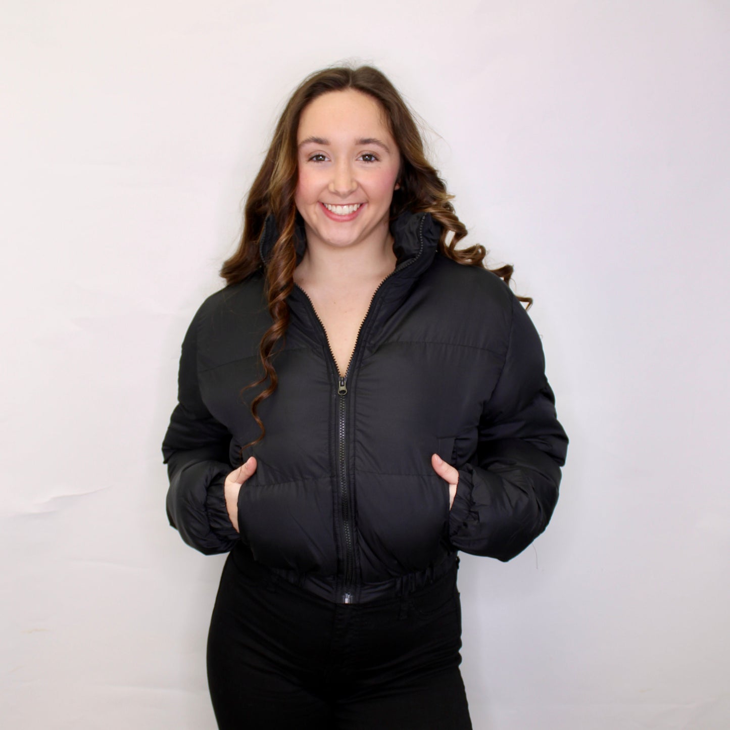 Zoe Crop Puffer Jacket
