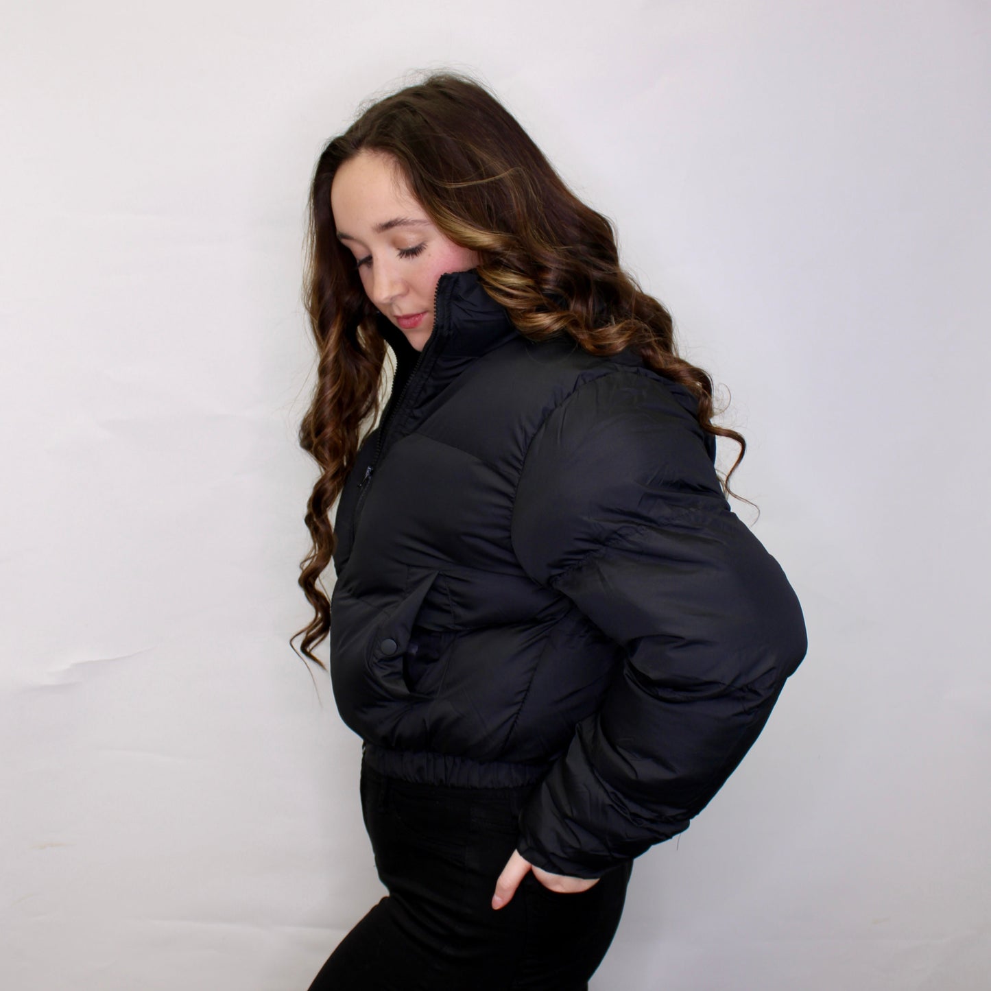 Zoe Crop Puffer Jacket
