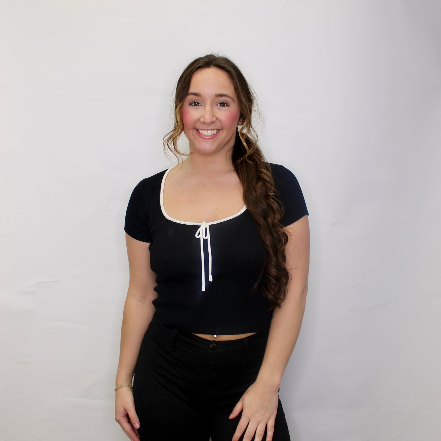 Hailey Bow Top