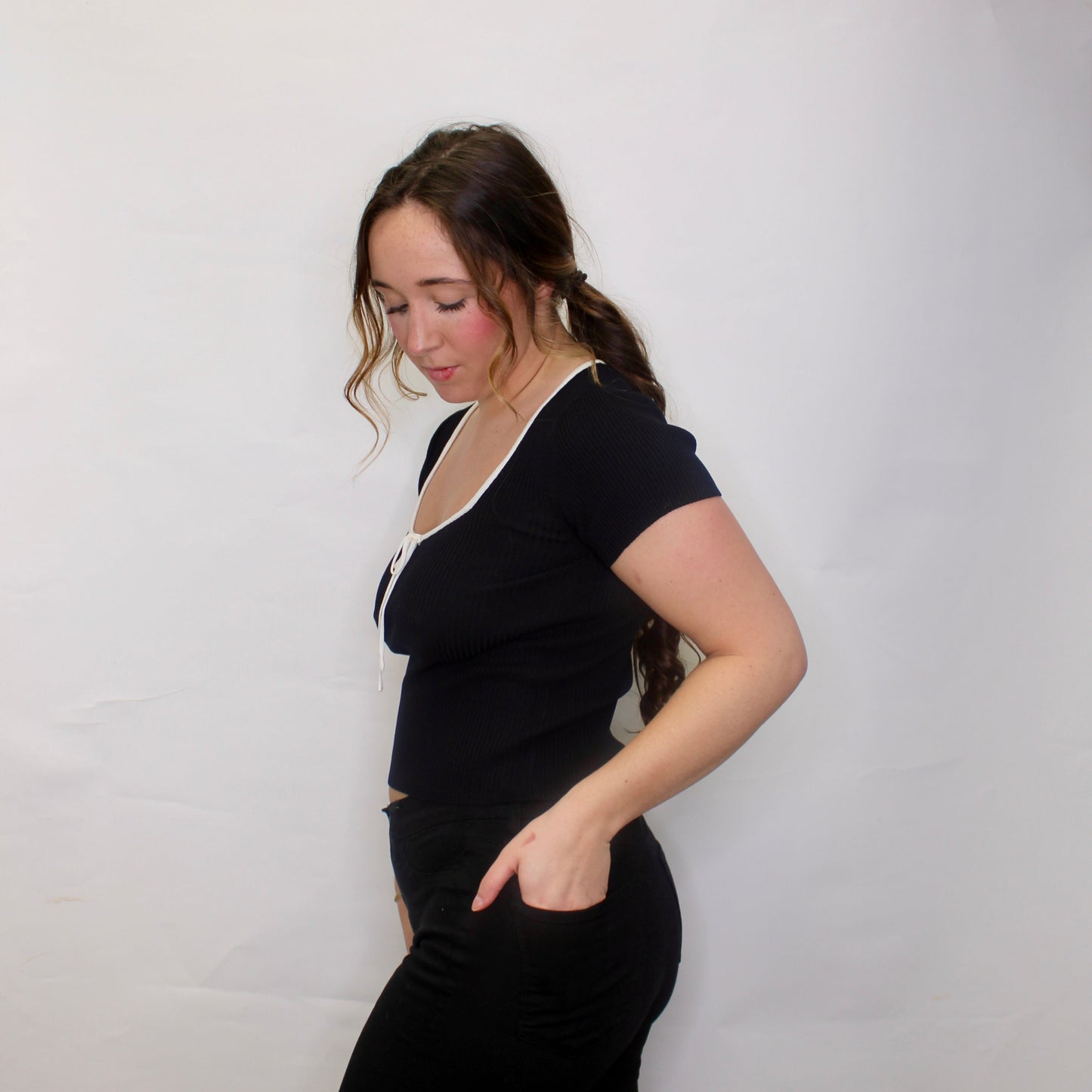 Hailey Bow Top