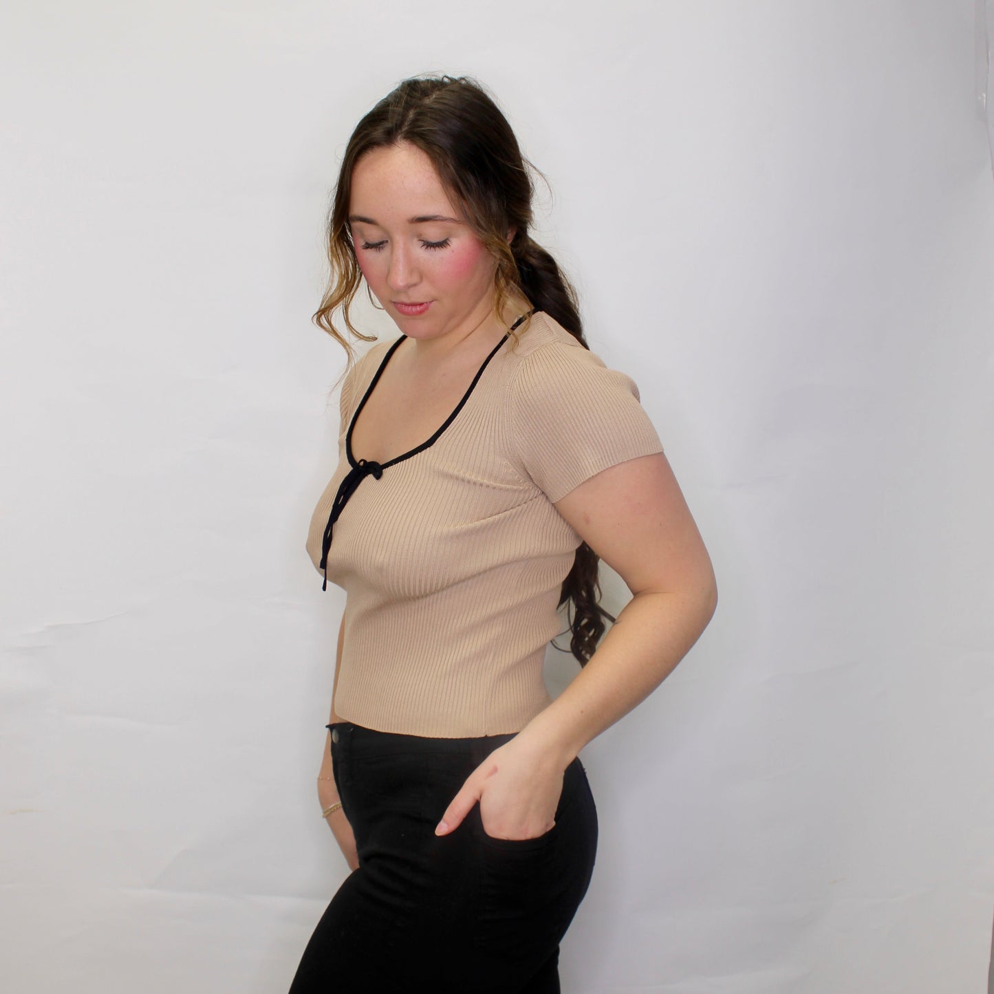 Hailey Bow Top