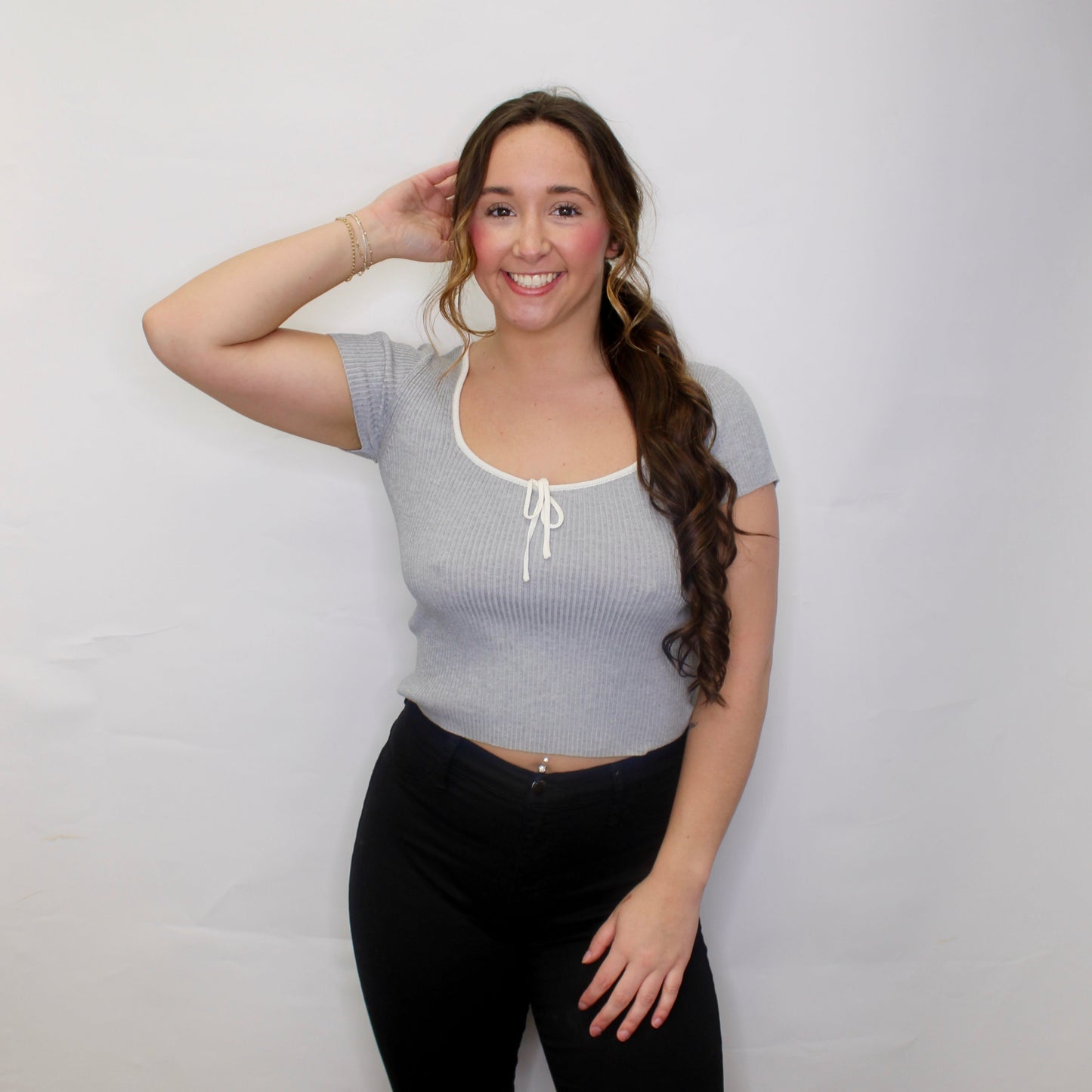 Hailey Bow Top