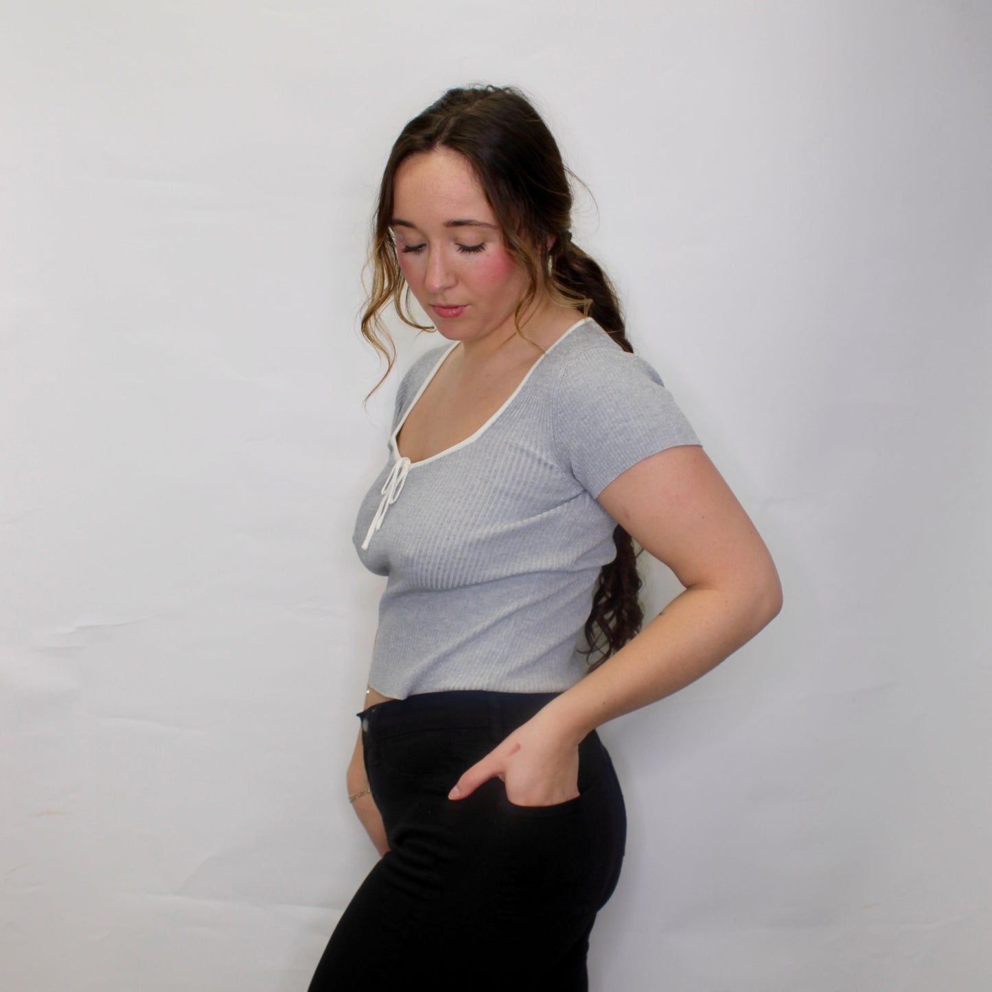 Hailey Bow Top