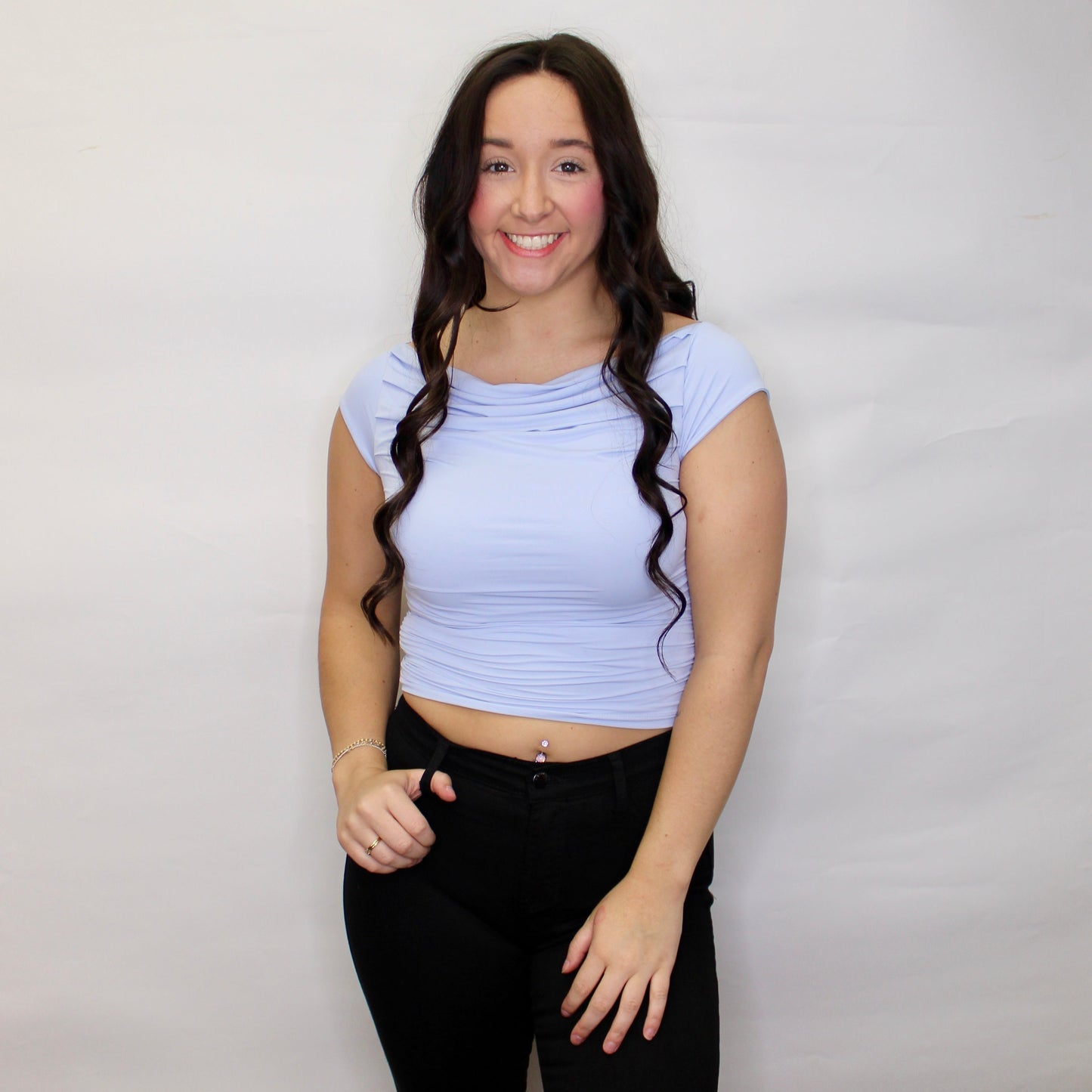 Lina Pleated Top