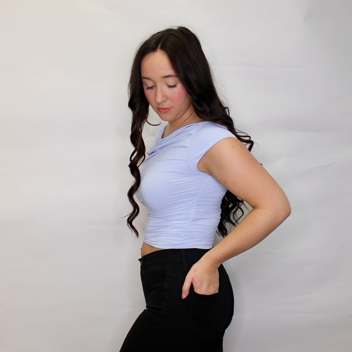 Lina Pleated Top
