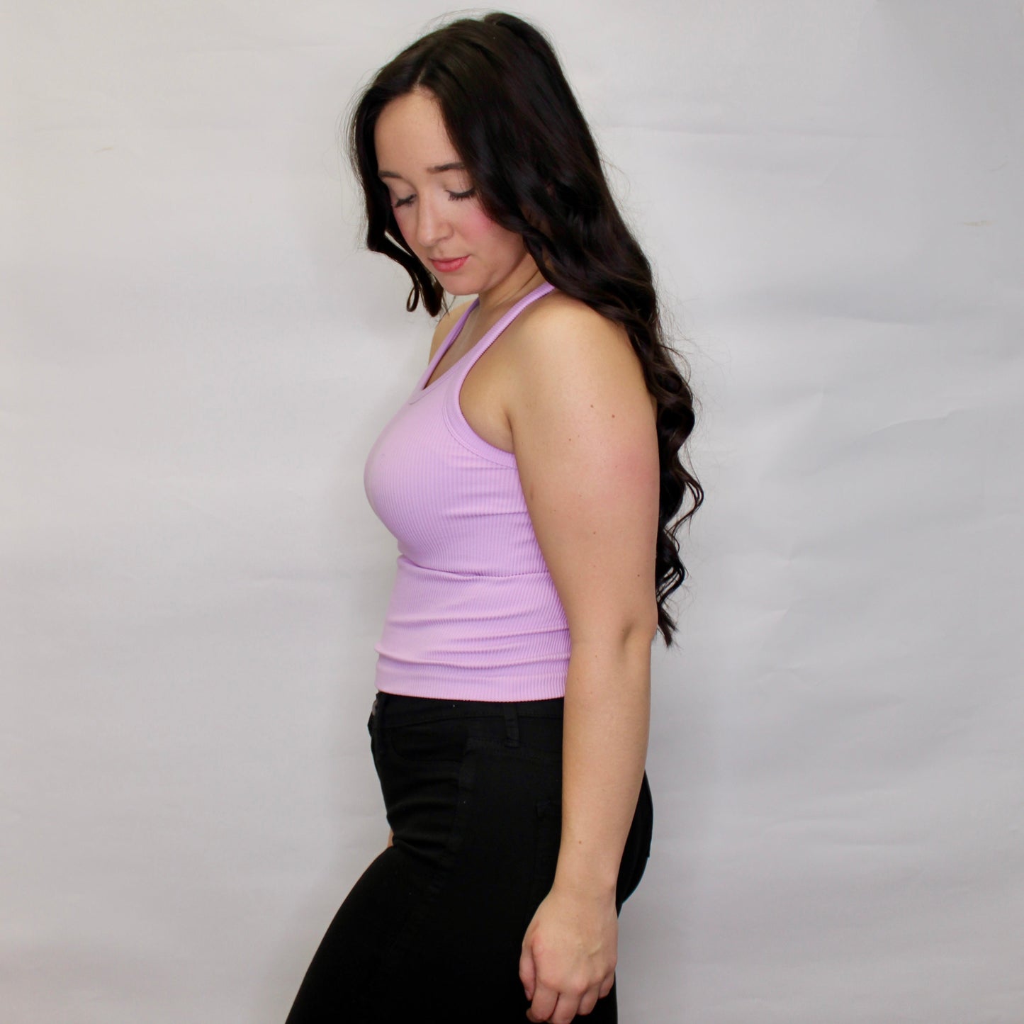 Ayla Ribbed Bias Cami