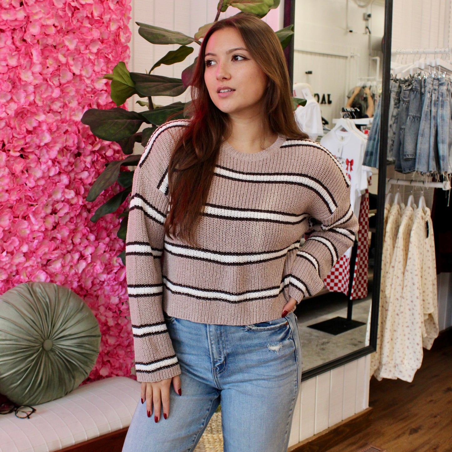 Oakleigh Stripe Sweater