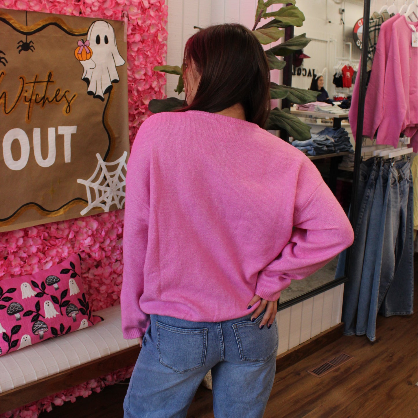 Lyla Crew Neck Sweater Cardigan