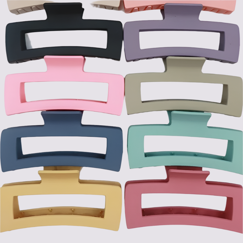 Rectangle Shape Hair Claw Clip