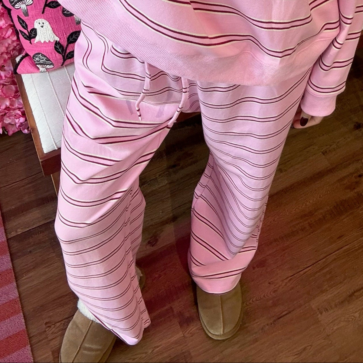 Alani Striped Wide Leg Pant