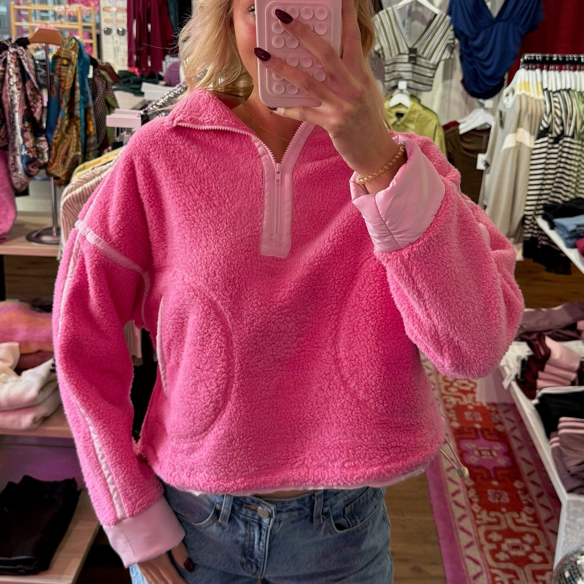Leilani Half-Zip Fleece Pullover