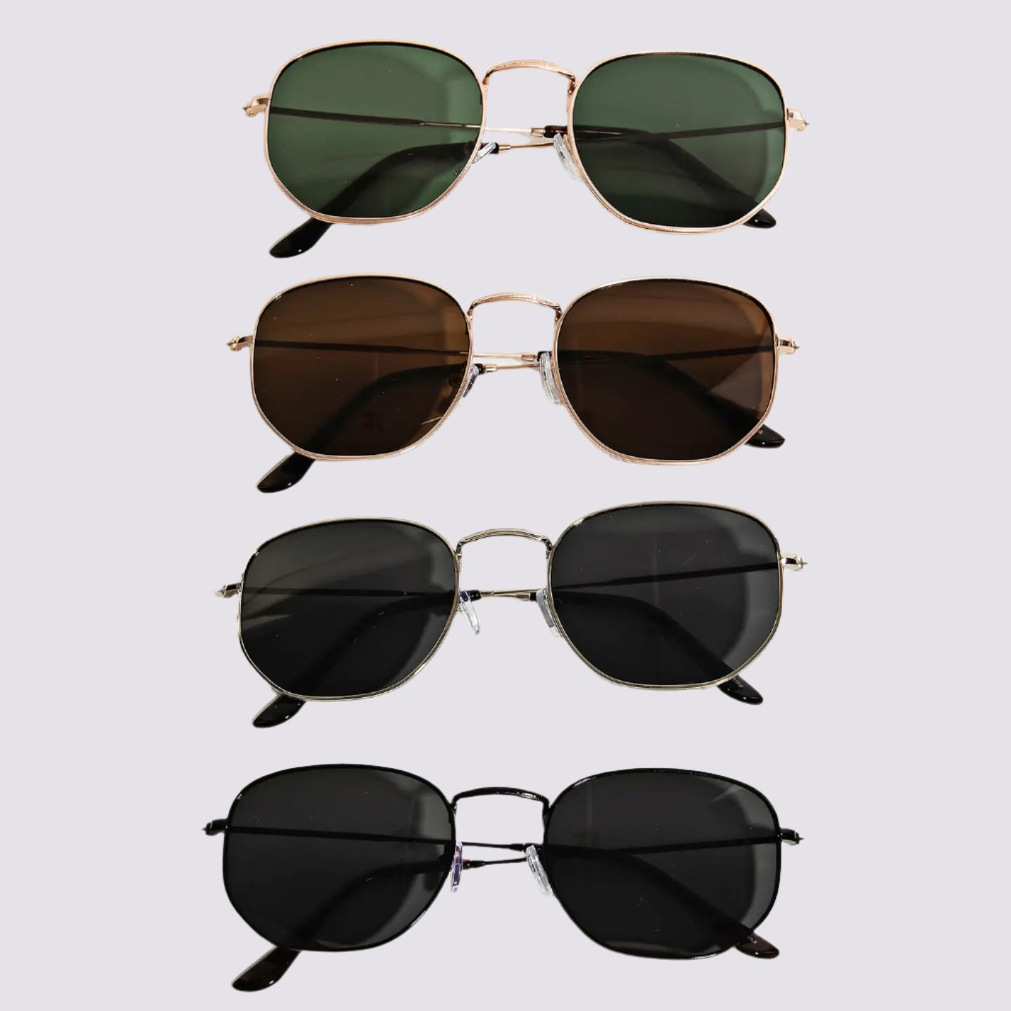 Thin Metallic Frame Sunglasses