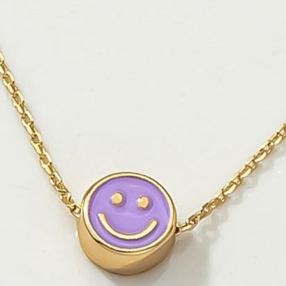 Mini Smiley Face Necklace