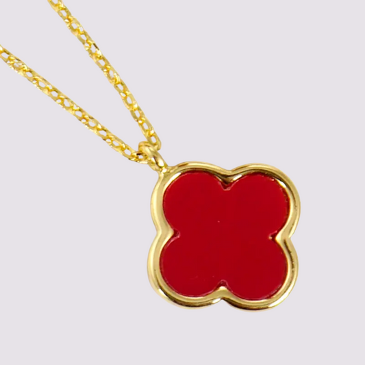 Single Clover Charm Necklace