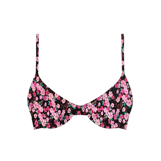 Macy Floral Swim Top
