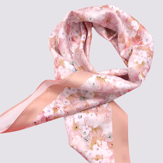 Floral Silky Scarf