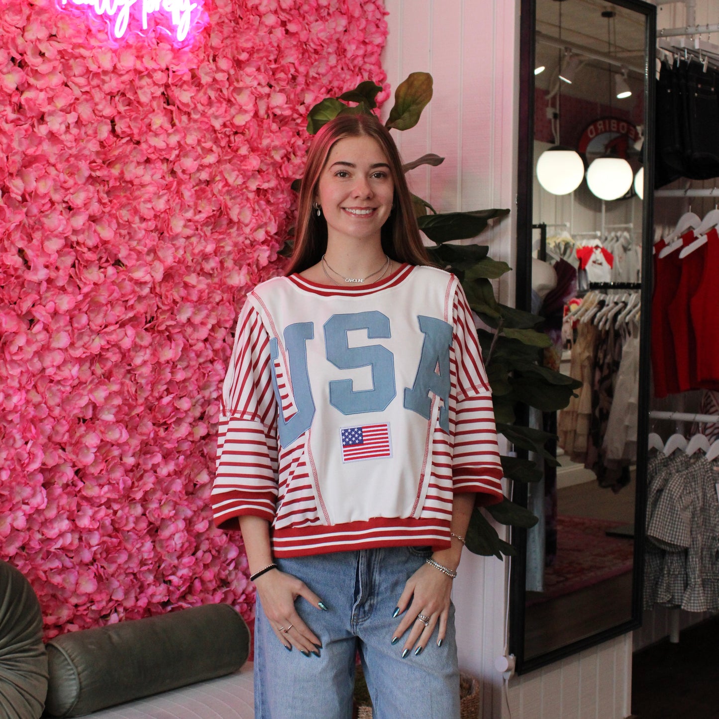 USA Letter Sweatshirt