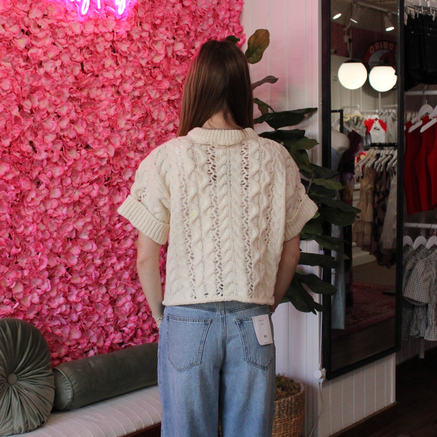 Remy Cable Knit Top