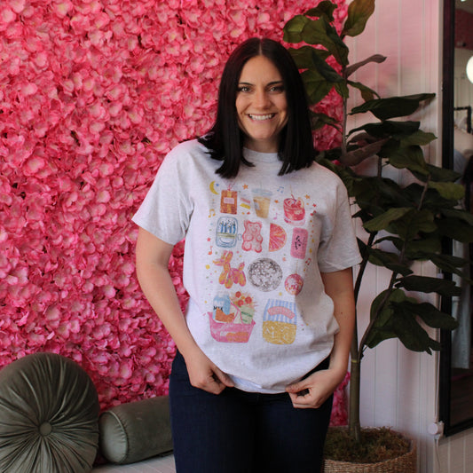 Girlie Oversized Graphic Tee