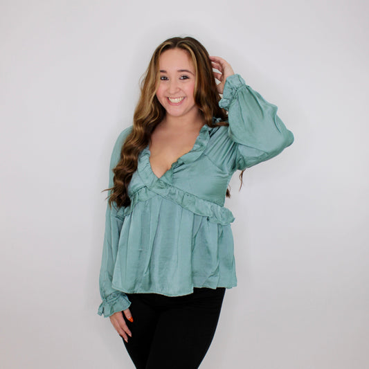 Jazmin Ruffle Blouse