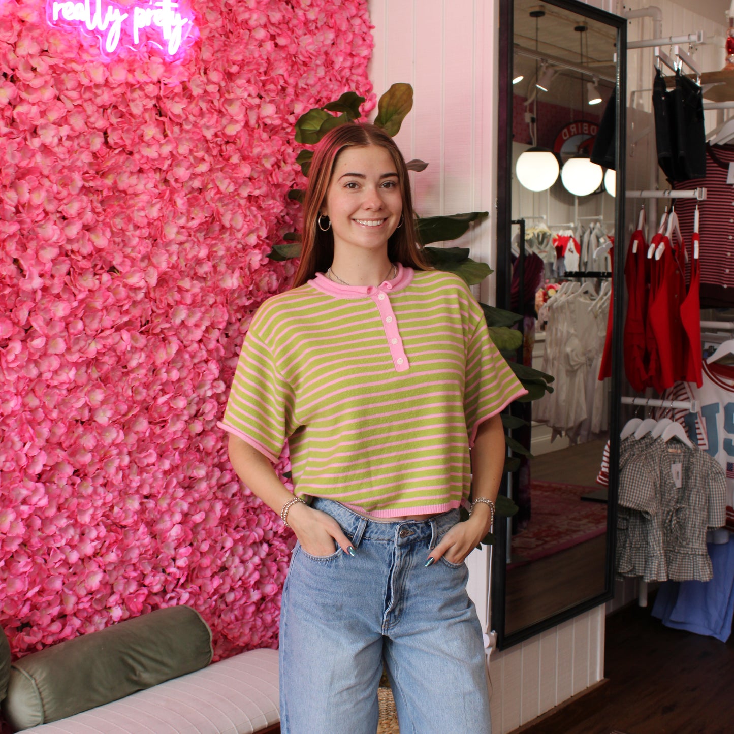 Nia Stripe Tee