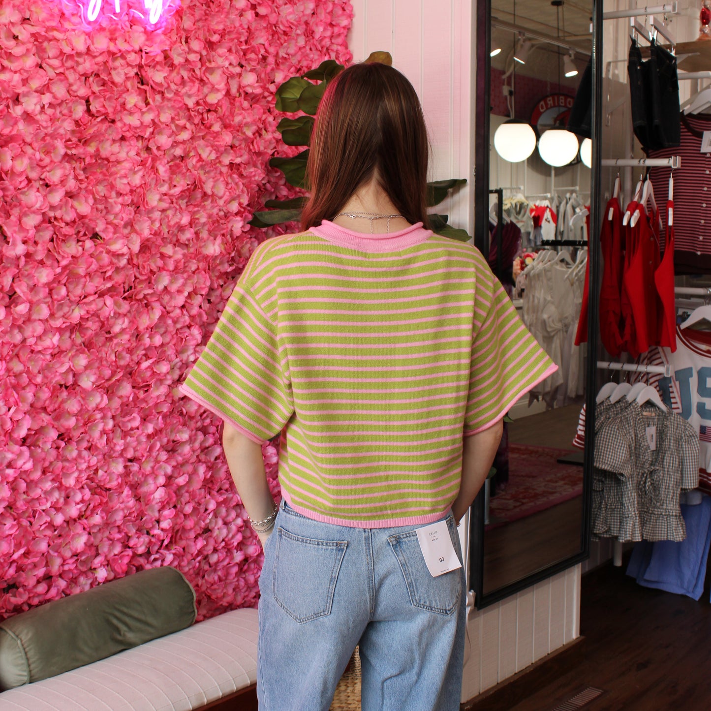 Nia Stripe Tee