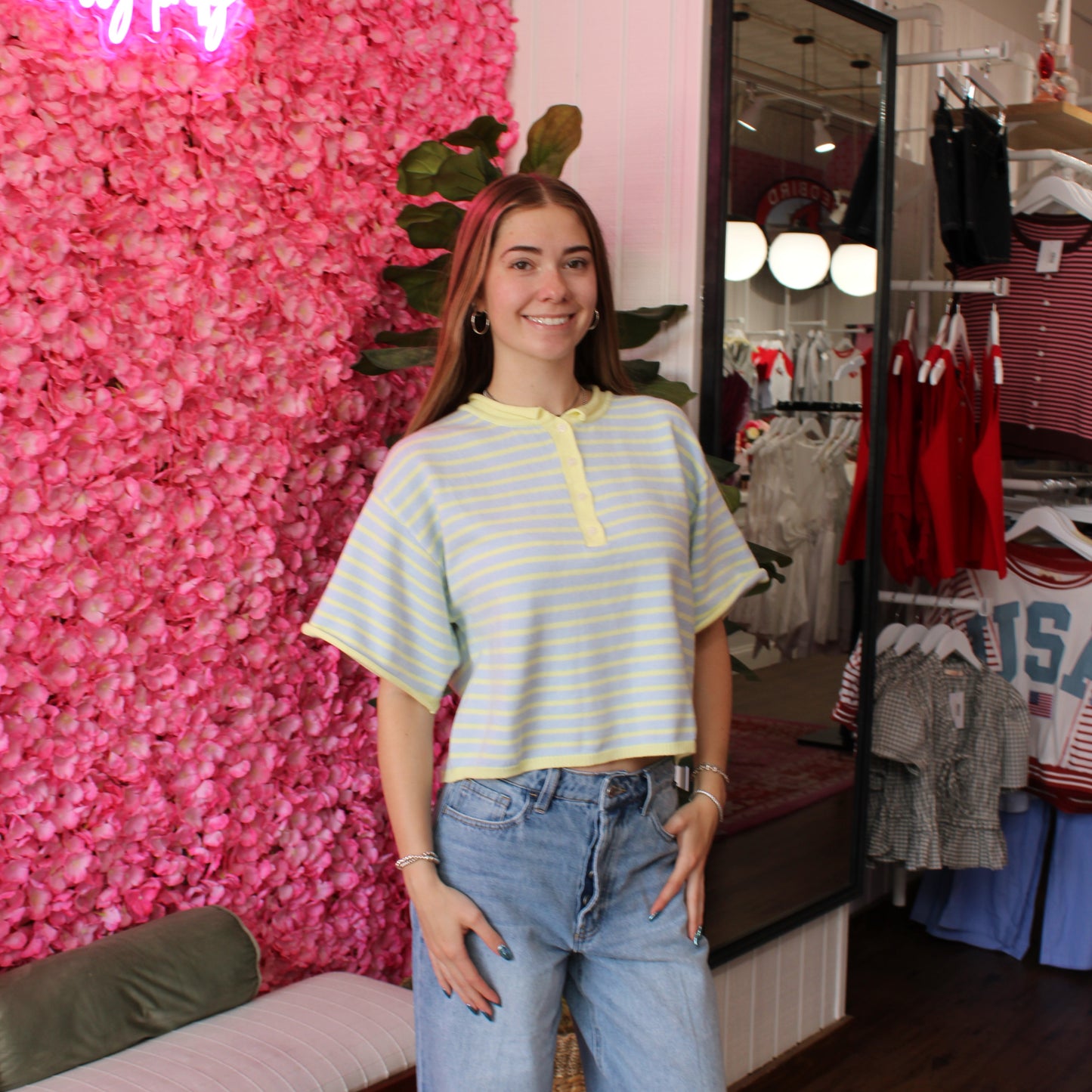 Nia Stripe Tee