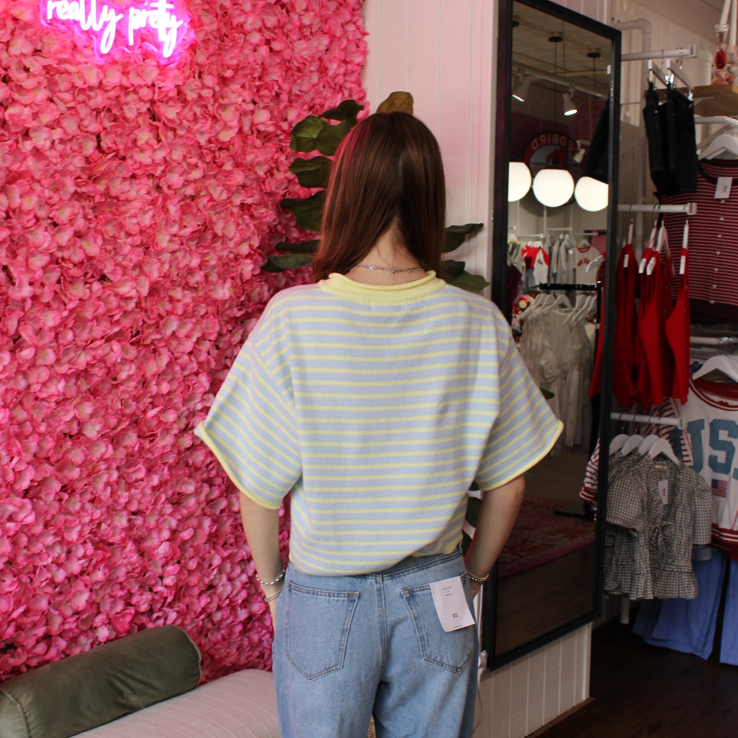 Nia Stripe Tee