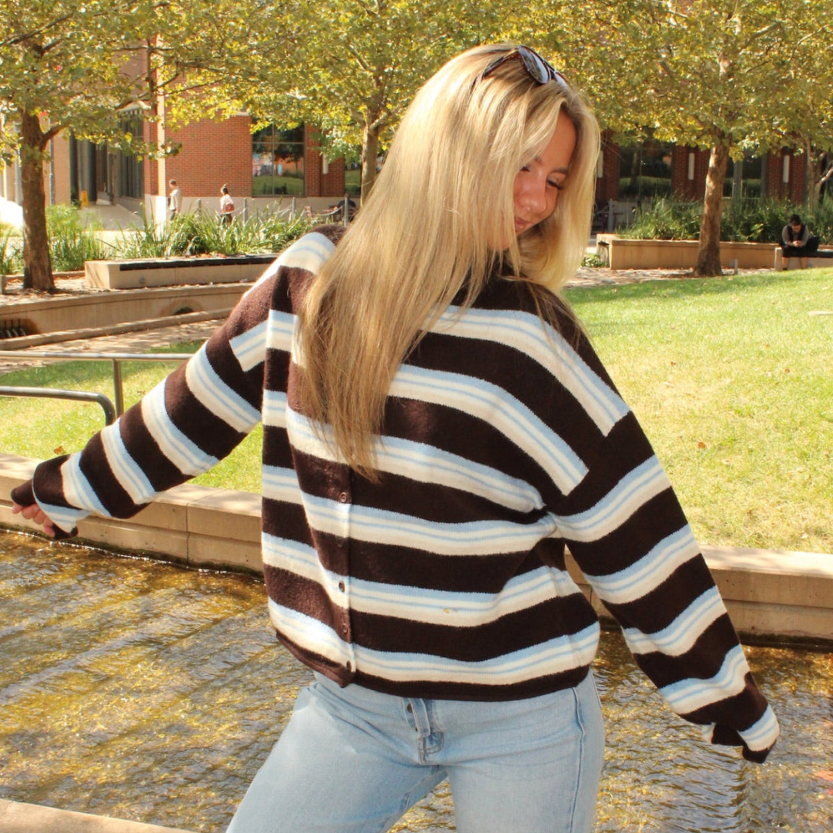 Molly Mock Neck Knit Cardigan