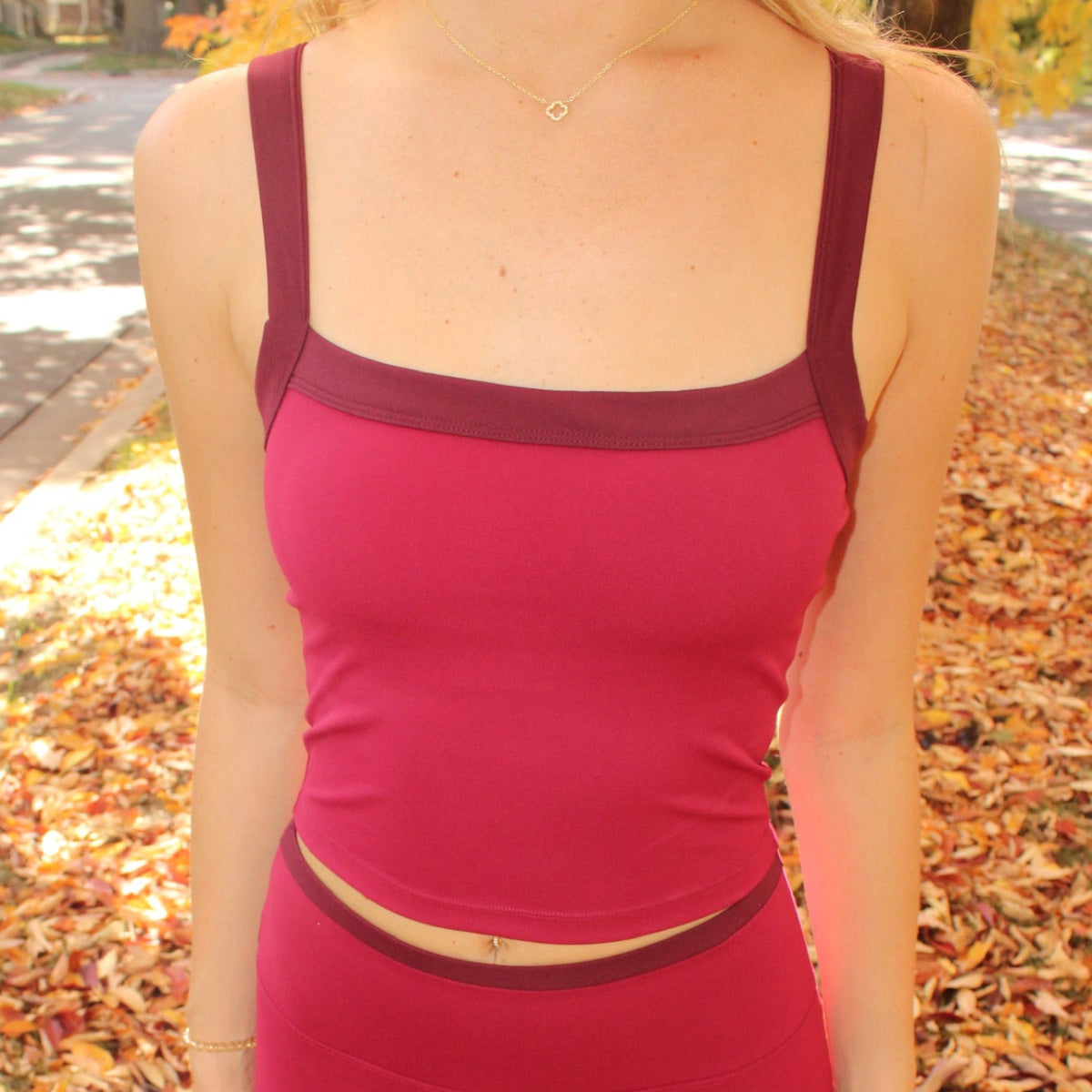 Amira Contrast Tank Top