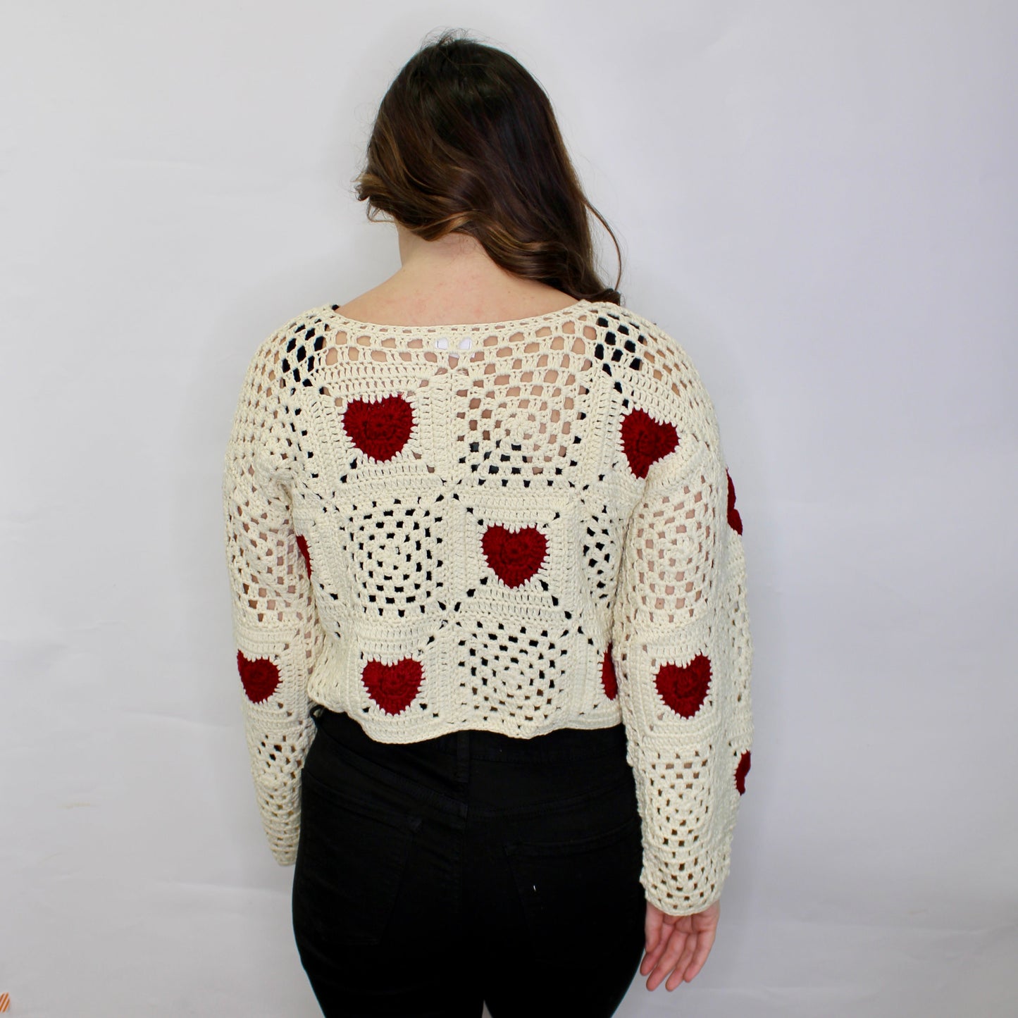 Lovely Crochet Heart Top