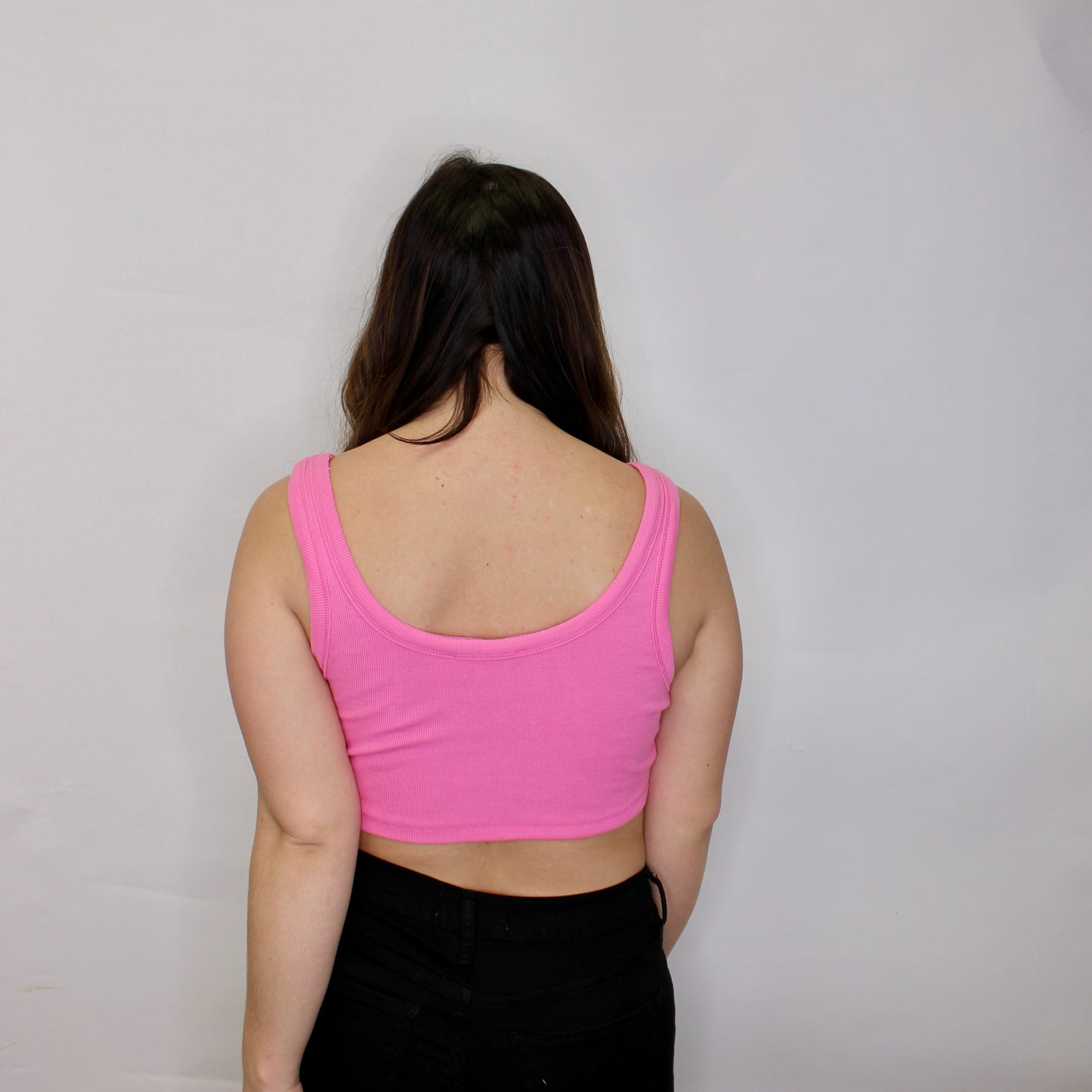 Sophia Ribbed Crop Tank