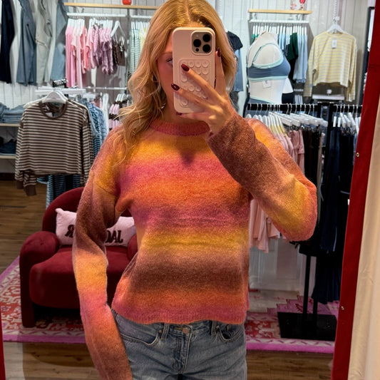 Dolce Striped Knit Sweater