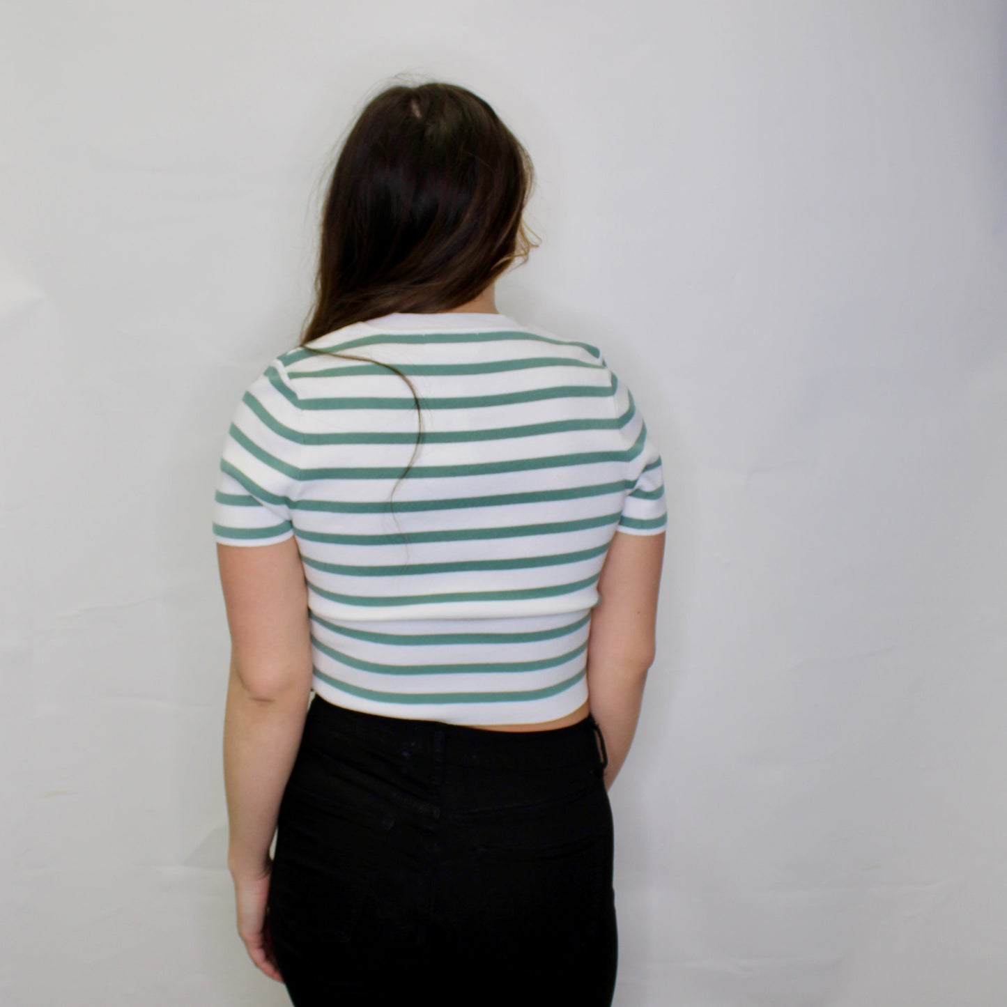 Emma Striped Crop Top