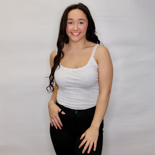 Talia Lace Trim Cami Top