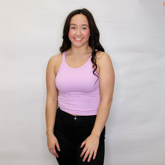 Ayla Ribbed Bias Cami