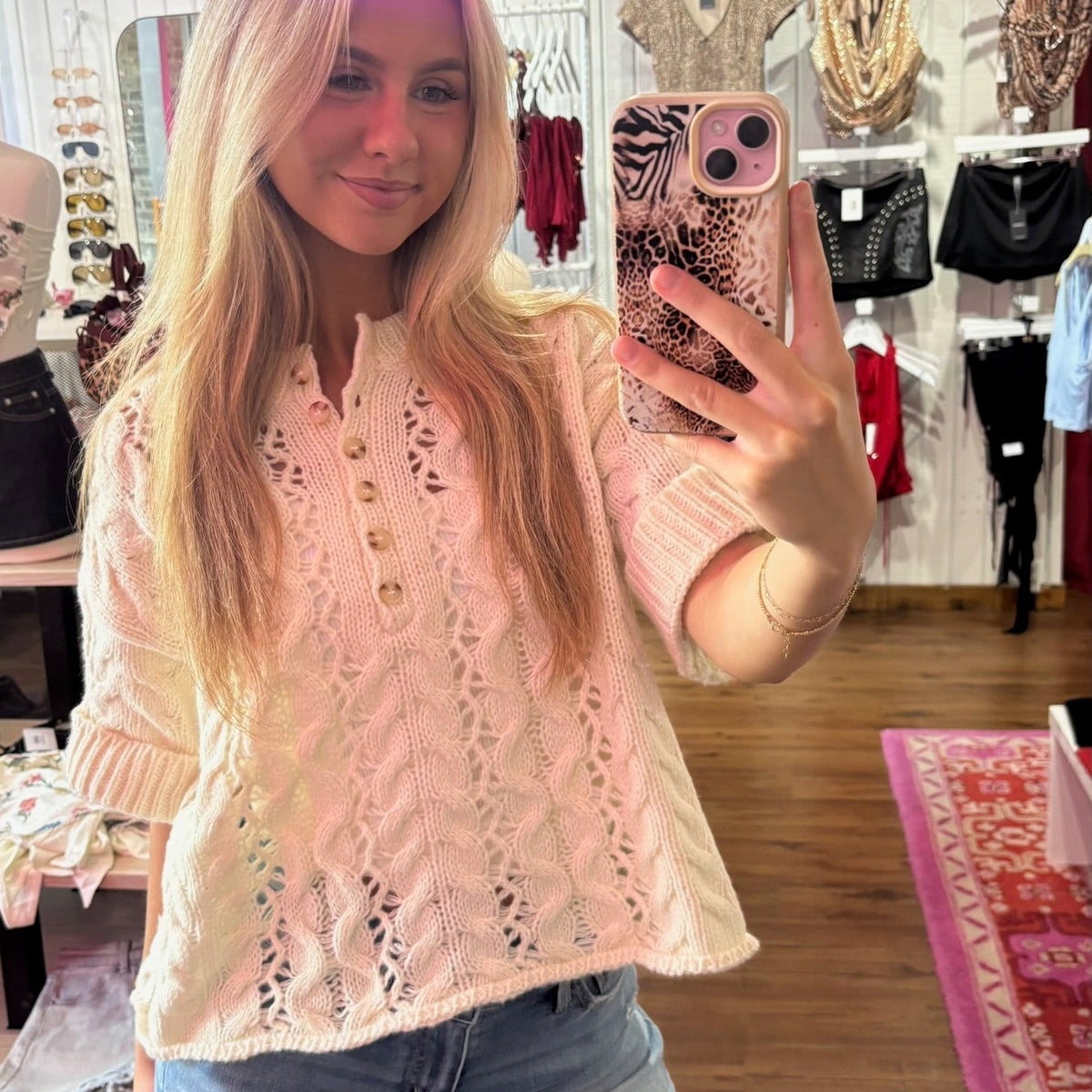 Remy Cable Knit Top
