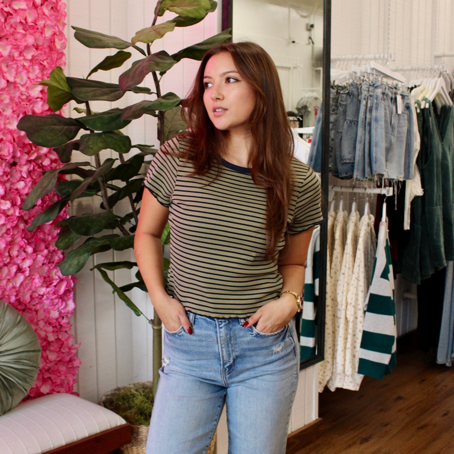 Amelie Stripe Top