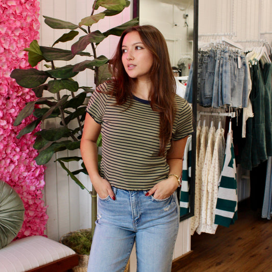 Amelie Stripe Top