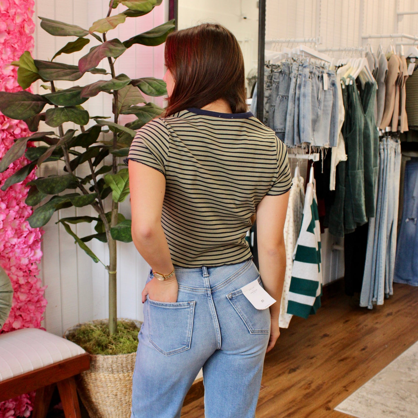 Amelie Stripe Top